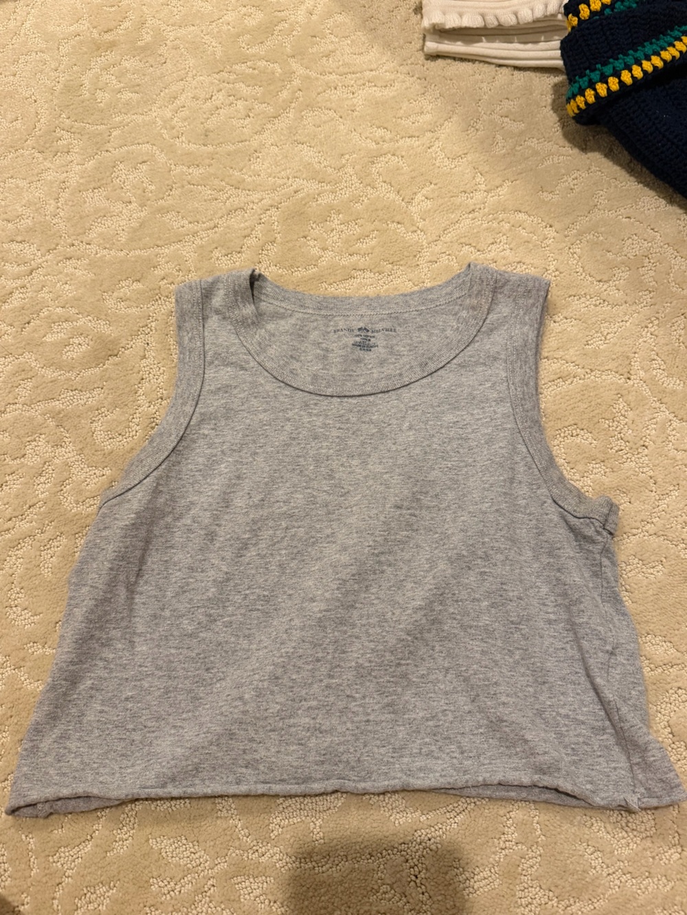 Brandy Melville Light Gray Girls' Tank Top